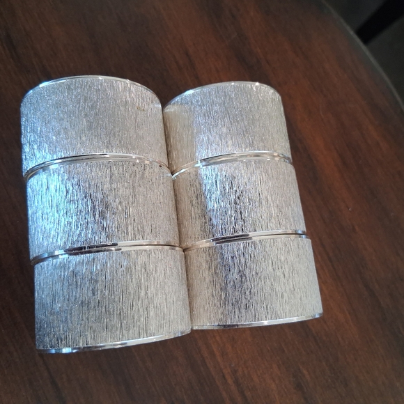 Set of Silver Napkin Rings